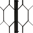 Armen Living Solange Rectangular Metal & Concrete Dining Table in Black/Gray