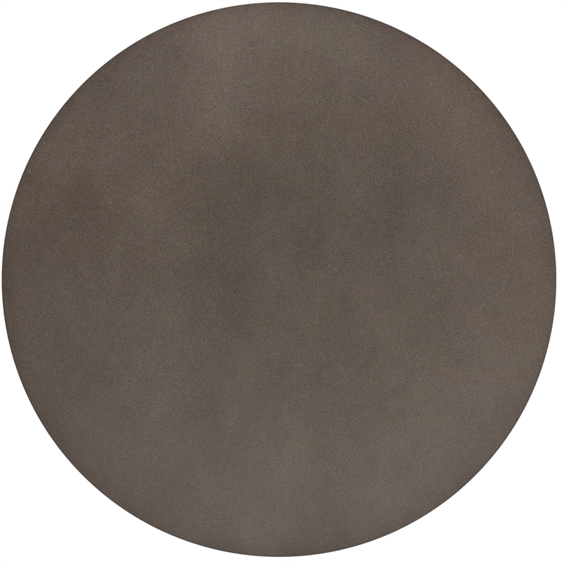 Armen Living Lizzie Modern Stone Indoor Outdoor Accent Stool End Table in Gray