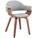 Gray and Walnut