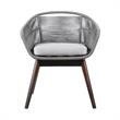 Tutti Frutti Indoor Outdoor Dining Chair in Dark Eucalyptus Wood