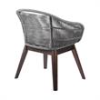 Tutti Frutti Indoor Outdoor Dining Chair in Dark Eucalyptus Wood