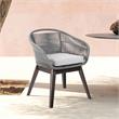 Tutti Frutti Indoor Outdoor Dining Chair in Dark Eucalyptus Wood