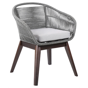 Tutti Frutti Indoor Outdoor Dining Chair in Dark Eucalyptus Wood