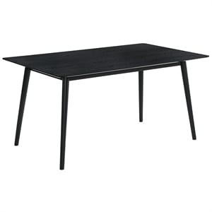 Armen Living Westmont Rectangular Contemporary Wood Dining Table in Black