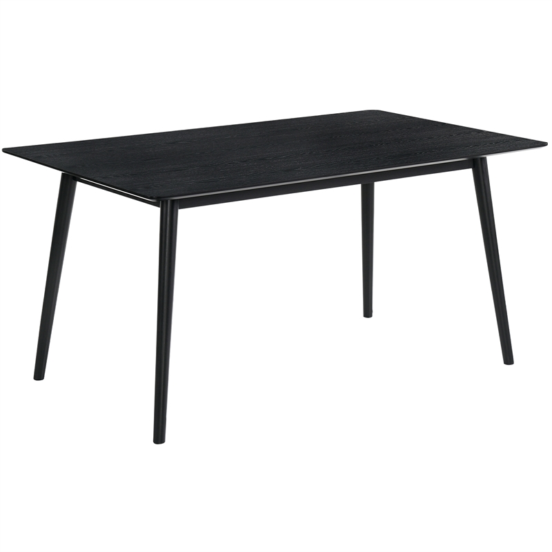 Armen Living Westmont and Azalea 5-Piece Modern Wood Dining Set in Black/Gray