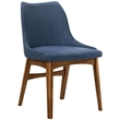 Armen Living Westmont and Azalea 5-Piece Modern Wood Dining Set in Brown/Blue