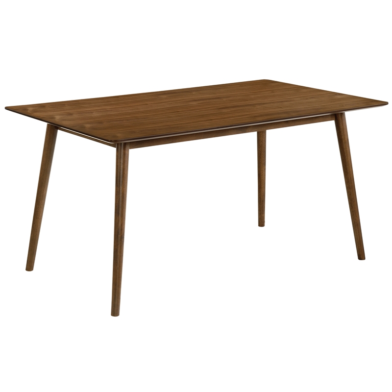 Armen Living Westmont and Azalea 5-Piece Modern Wood Dining Set in Brown/Blue