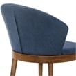 Armen Living Westmont and Juno 5-Piece Modern Wood Dining Set in Blue/Brown