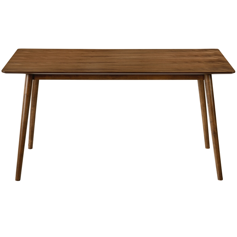 Armen Living Westmont and Renzo 5-Piece Modern Wood Dining Set in Blue/Brown