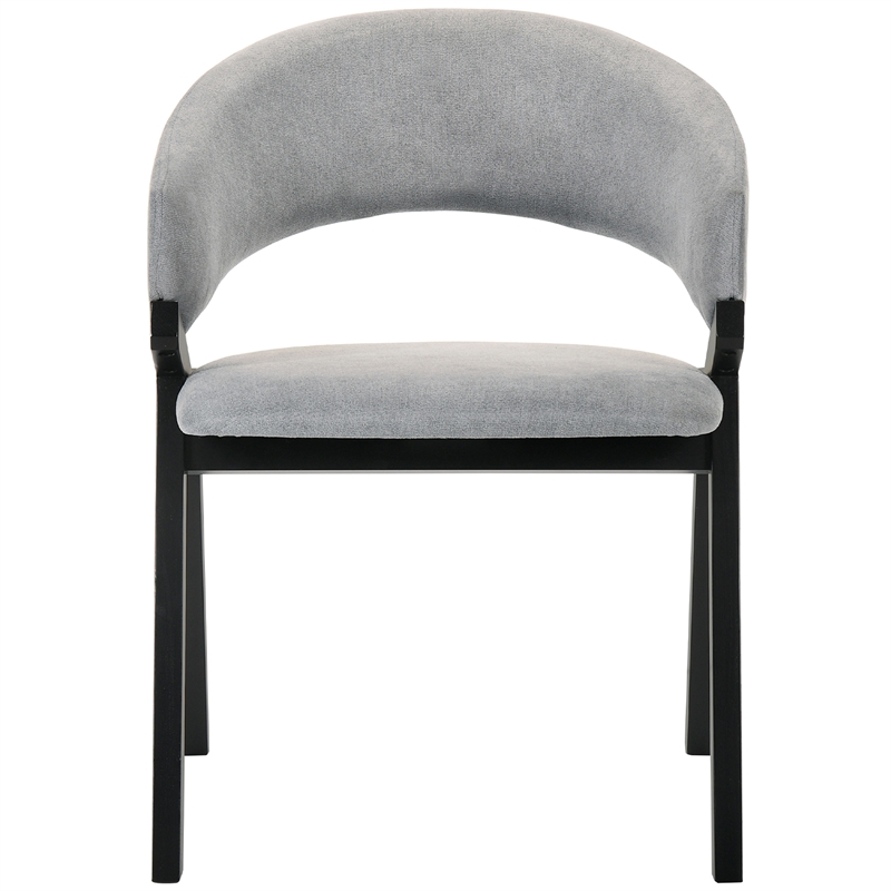 Armen Living Westmont and Talulah 5-Piece Modern Wood Dining Set in Gray/Black