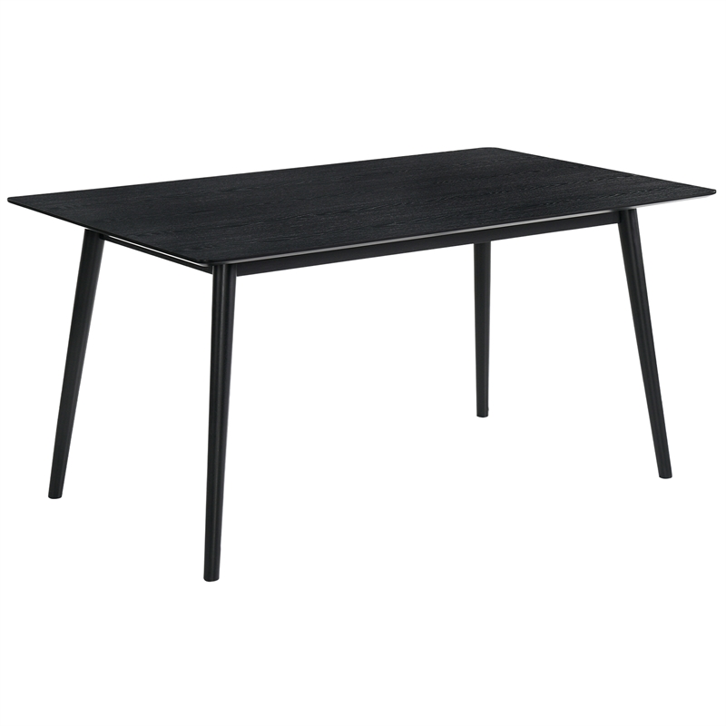 Armen Living Westmont and Talulah 5-Piece Modern Wood Dining Set in Gray/Black