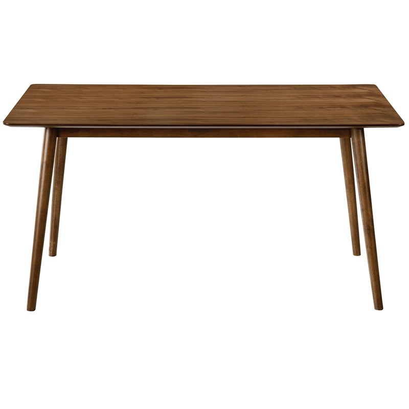 Armen Living Westmont and Talulah 5-Piece Modern Wood Dining Set in Gray/Brown
