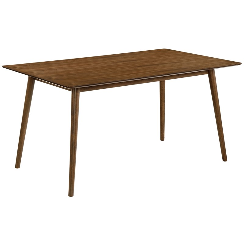 Armen Living Westmont and Talulah 5-Piece Modern Wood Dining Set in Gray/Brown
