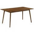 Armen Living Westmont and Talulah 5-Piece Modern Wood Dining Set in Gray/Brown