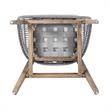 Tutti Frutti Indoor Outdoor Bar Height Bar Stool in Light Eucalyptus Wood