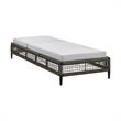Armen Living Alegria Outdoor Aluminum Adjustable Chaise Lounge Chair in Gray