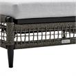 Armen Living Alegria Outdoor Aluminum Adjustable Chaise Lounge Chair in Gray