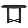 Cayman Outdoor Patio Round Dining Table in Aluminum