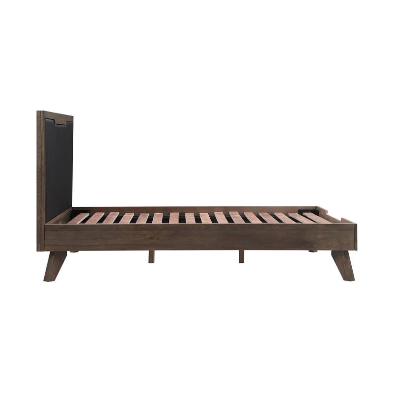 Armen Living Astoria 3-Piece Modern Wood Queen Bedroom Set in Brown