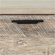 Armen Living Bridges 4-Drawer Modern Wood Desk in Natural/Gray