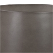 Amethyst Large Round Lightweight Concrete Indoor or Outdoor Planter in gray