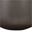 Amethyst Large Round Lightweight Concrete Indoor or Outdoor Planter in gray
