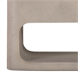 Sunstone Indoor or Outdoor Planter in White Concrete