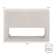 Sunstone Indoor or Outdoor Planter in White Concrete