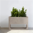Sunstone Indoor or Outdoor Planter in White Concrete