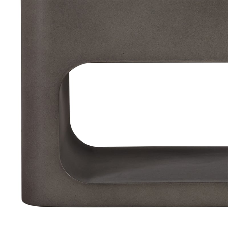 Sunstone Indoor or Outdoor Planter in Gray Concrete
