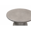 Sephie Round Pedestal Coffee Table in Gray Concrete
