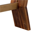 Picadilly Rectangle Console Table in Acacia Wood and Concrete