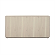 Armen Living Abbey 6-Drawer Modern Wood Double Dresser in Gray Oak