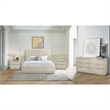 Armen Living Abbey Queen Modern Wood Platform Bed in Gray Oak