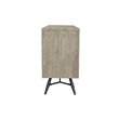 Armen Living Bridges Acacia Wood Sideboard Buffet Cabinet in Natural/Gray