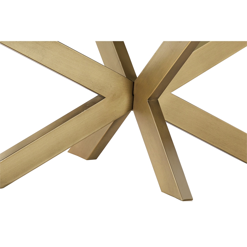 Armen Living Lombard Oval Modern Wood Coffee Table in Black/Brushed Oak