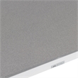 Armen Living Royal Outdoor Aluminum Dining Table with Stone Top in White/Gray