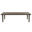 Armen Living Silvana 4-Piece Outdoor Fabric/Aluminum Conversation Set in Gray