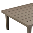 Armen Living Silvana 4-Piece Outdoor Fabric/Aluminum Conversation Set in Gray