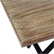 Armen Living Koala Brighton 5-Piece Wood Outdoor Dining Set in Natural/Charcoal