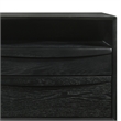 Armen Living Artemio 2-Drawer Wood Nightstand with Shelf in Black
