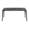 Kalia Wood Dining Table in Gray Finish