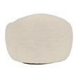 Armen Living Molly Upholstered Polyurethane Swivel Accent Chair in Pearl