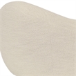 Armen Living Molly Upholstered Polyurethane Swivel Accent Chair in Pearl
