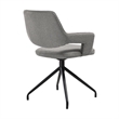 Alora Penny 7 Piece Extendable Dining Set with Gray Fabric Chairs