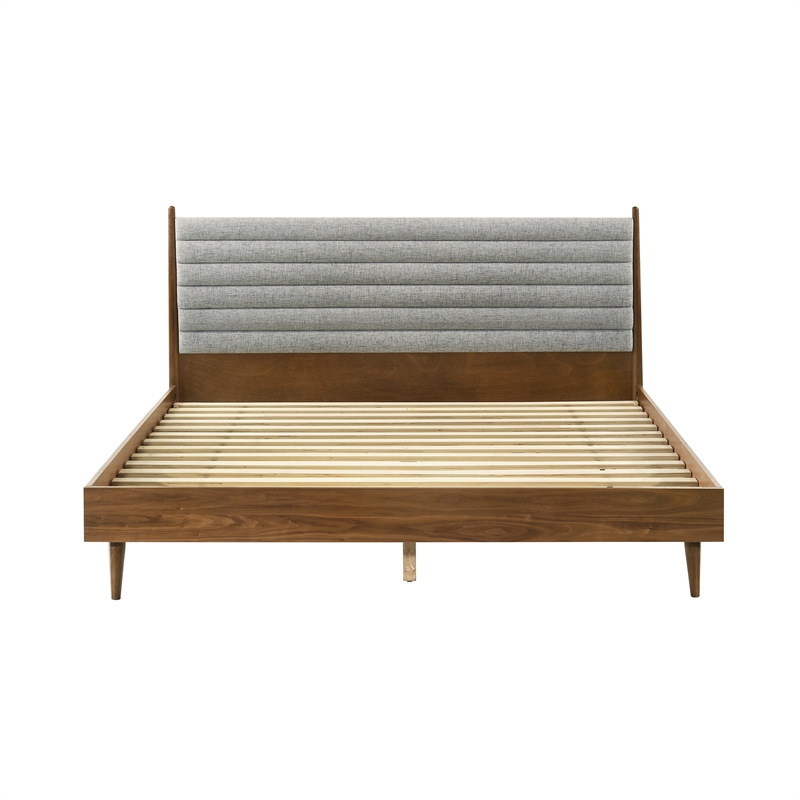 Artemio King 3 Piece Wood Bedroom Set in Walnut Finish
