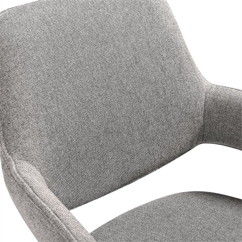 Esme Penny 7 Piece Dining Set with Gray Fabric Chairs