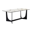 Esme Susie 5 Piece Dining Set with Gray Fabric Chairs