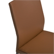 Giana Kash 7 Piece Extendable Dining Set with Brown Faux Leather Chairs