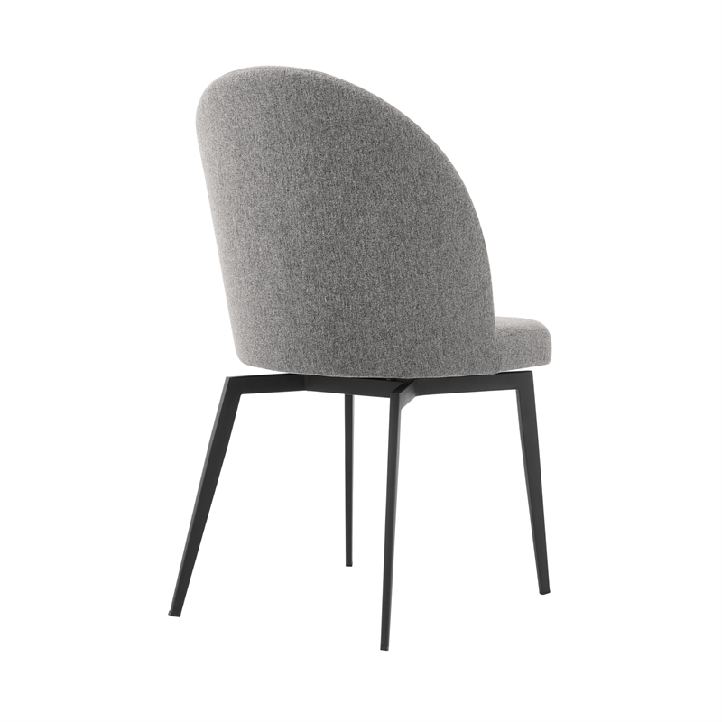 Knox Sunny 5 Piece Dining Set with Gray Fabric Chairs